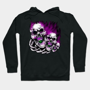 Spectral Skulls Popart Hoodie